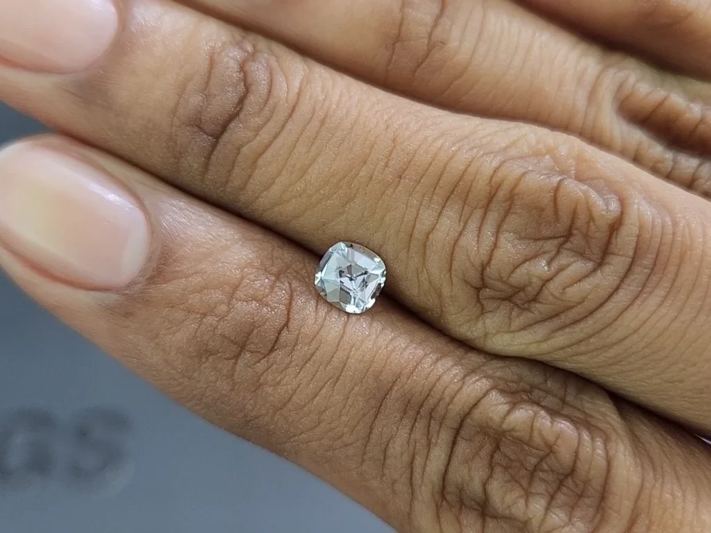 Aquamarine cushion cut  0.56 carats, Madagascar  Image №2