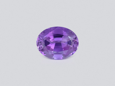 Amethyst precision cut oval 14.38 carats, Brazil photo