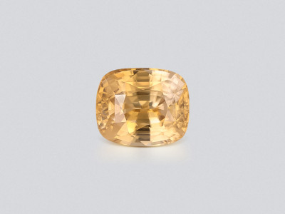 Yellow zircon cushion cut 8.50 carats, Tanzania photo