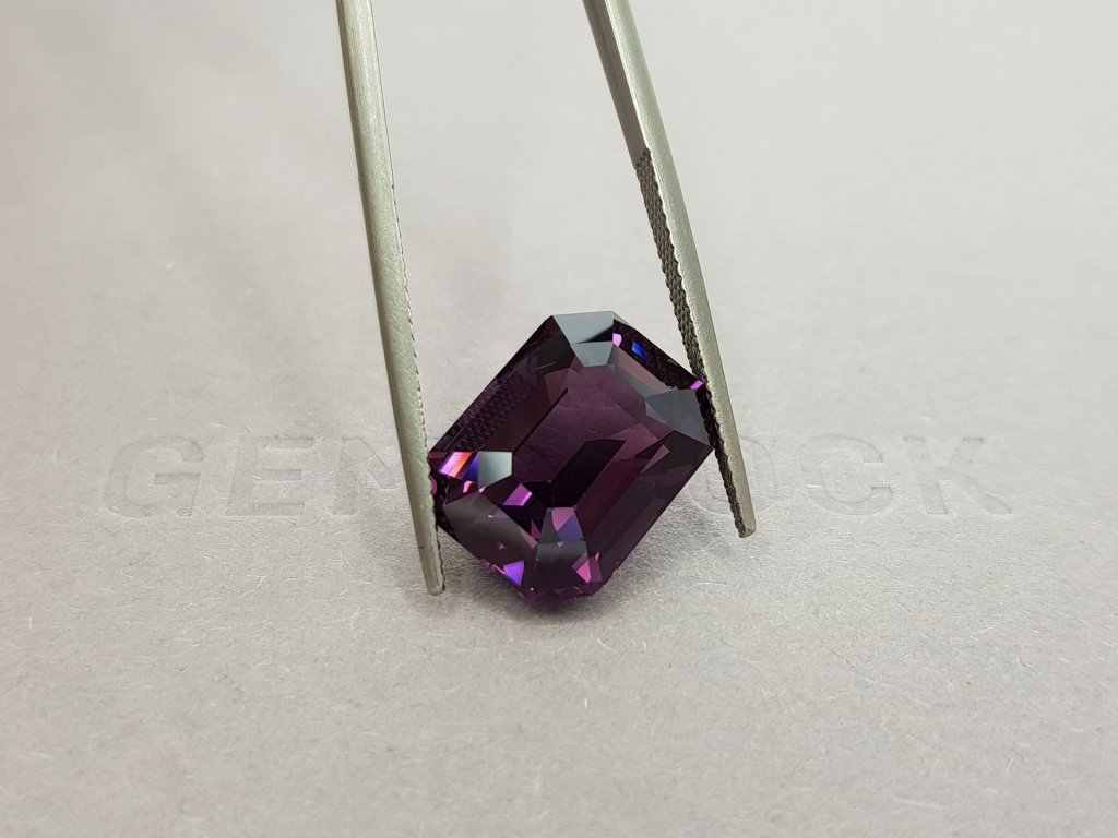 Saturated purple spinel 13.06 ct Burma Image №5