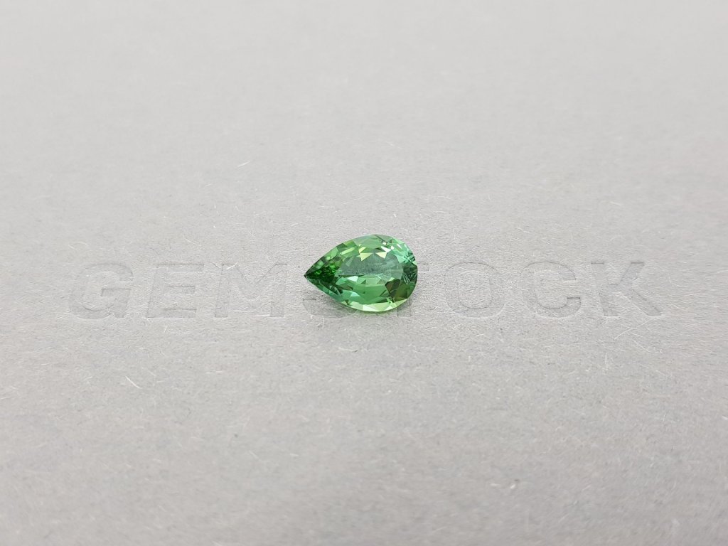 Blueish green pear cut tourmaline 1.41 ct Image №1
