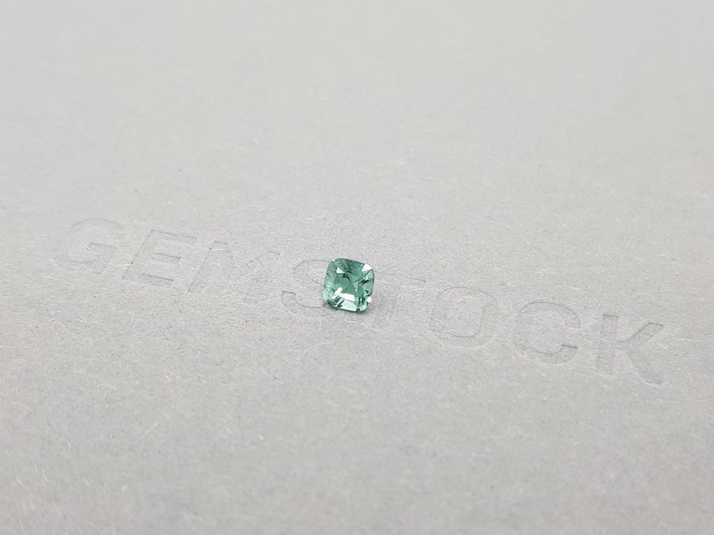 Cushion cut greenish-blue tourmaline 0.34 ct Image №3