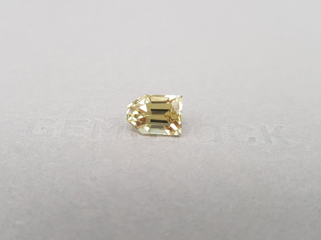 Fancy cut golden yellow tourmaline 4.16 ct Image №3