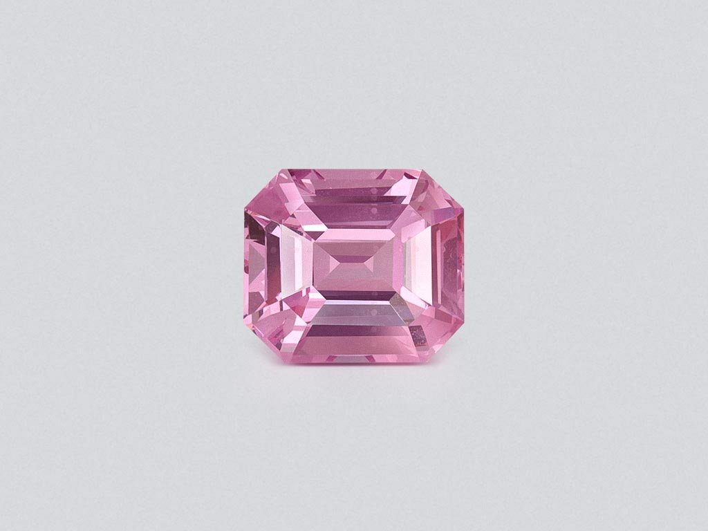 Baby pink spinel in octagon cut 1.41 carats, Tanzania Image №1