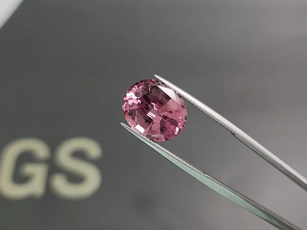 Large garnet Malaya oval cut 9.68 carats, Tanzania Image №3