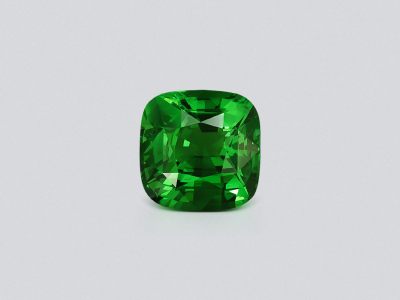 Garnet tsavorite Intense Green cushion cut 3.00 carats, Tanzania  photo