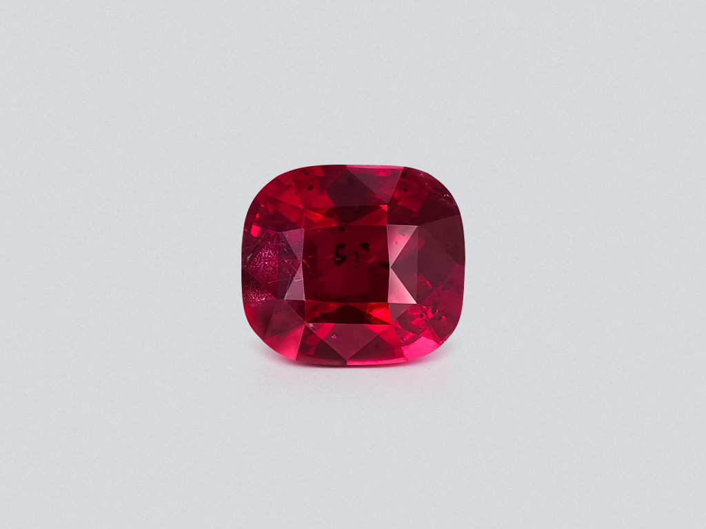 Unheated ruby Pigeon blood cushion cut 1.60 carats, Mozambique Image №1