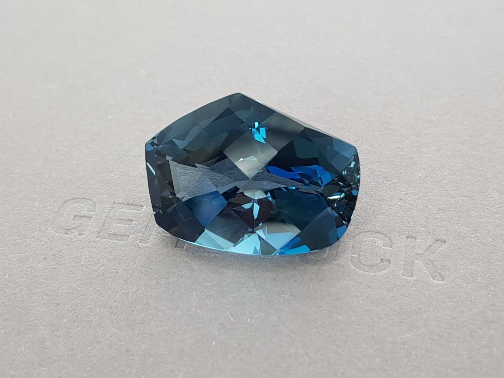 Fantasy cut London blue topaz 52.77 ct Image №2