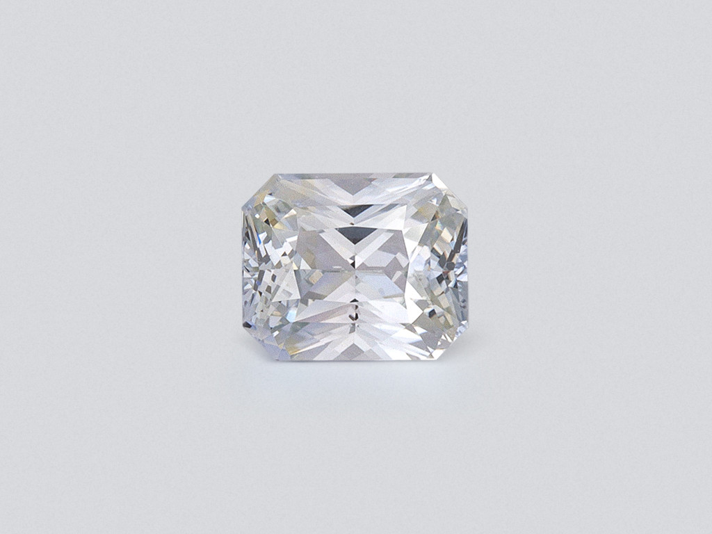 White sapphire radiant cut 2.17carats, Sri Lanka Image №1