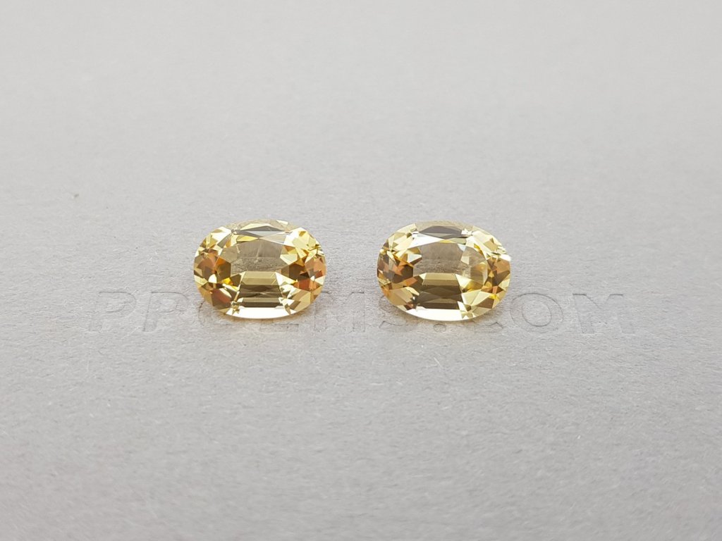 Pair of Brazilian Imperial topazes 5.34 ct Image №2