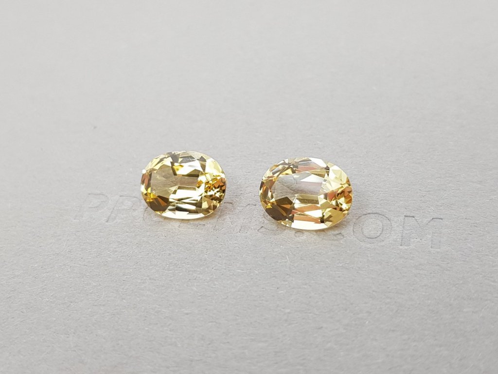 Pair of Brazilian Imperial topazes 5.34 ct Image №3