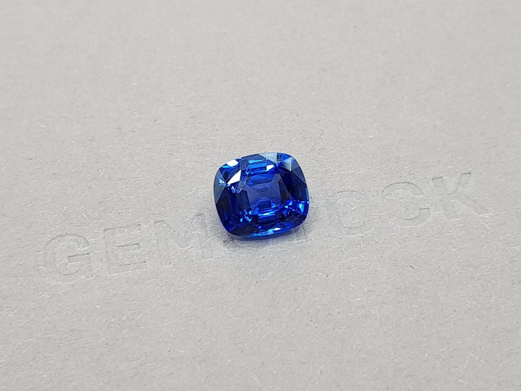 Bright Cornflower color sapphire 4.56 ct, Sri Lanka Image №2