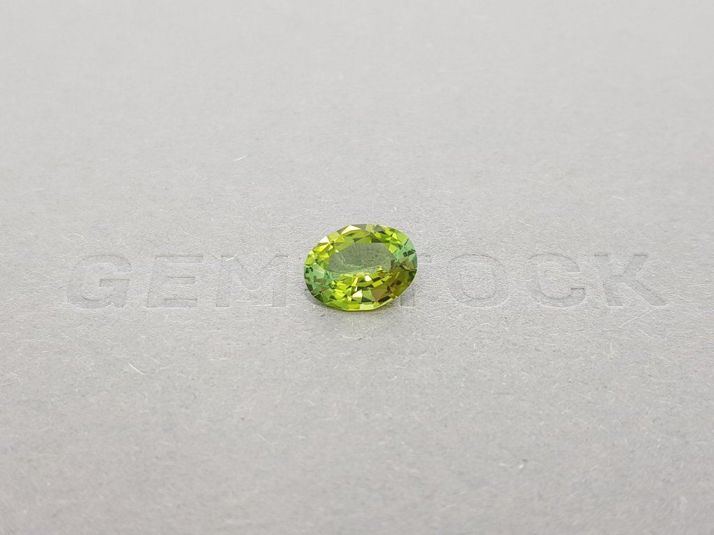 Yellow-green oval cut tourmaline 1.81 ct Image №2