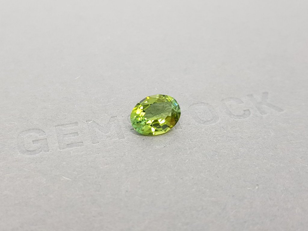 Yellow-green oval cut tourmaline 1.81 ct Image №3