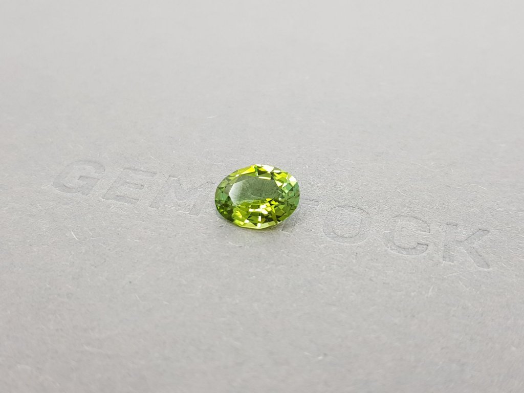 Yellow-green oval cut tourmaline 1.81 ct Image №4