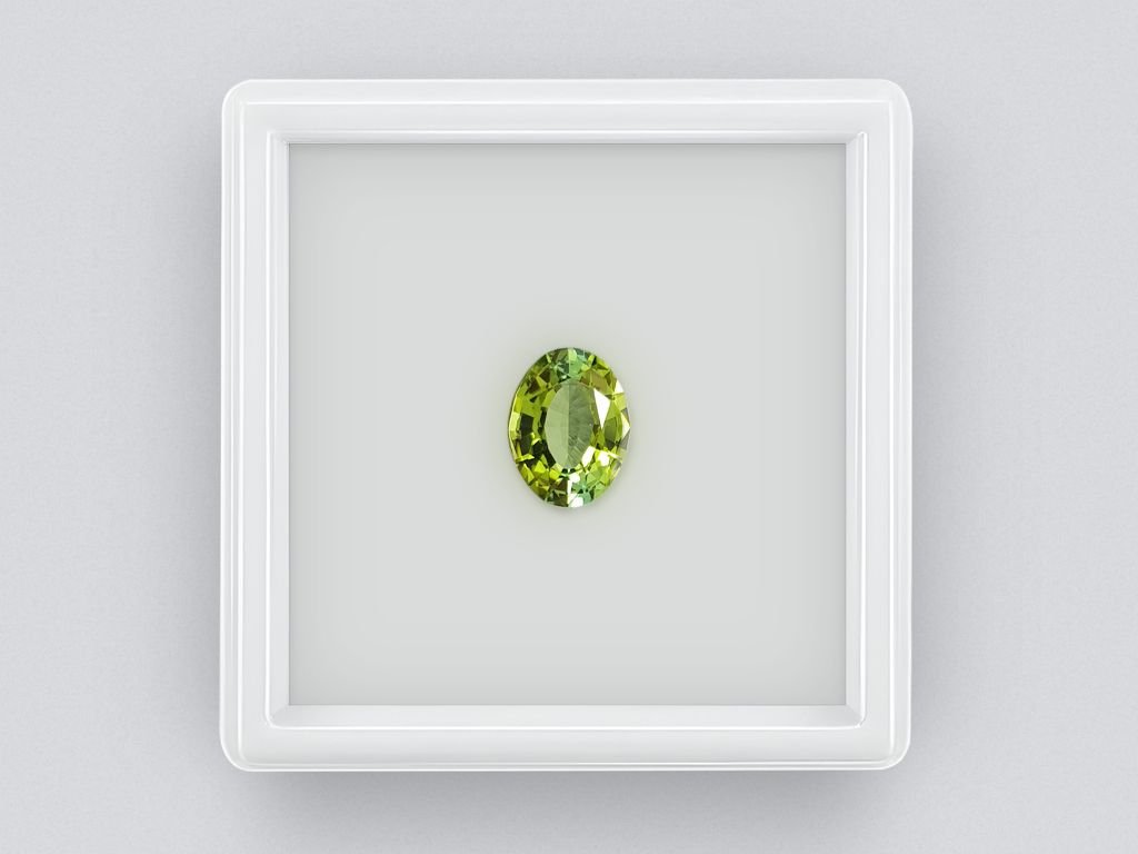 Yellow-green oval cut tourmaline 1.81 ct Image №1
