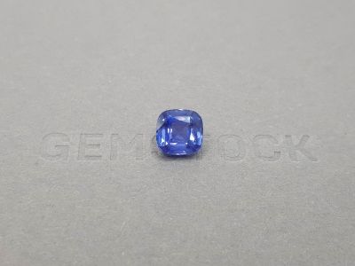 Unheated cushion cut blue sapphire 3.57 ct, Sri Lanka photo