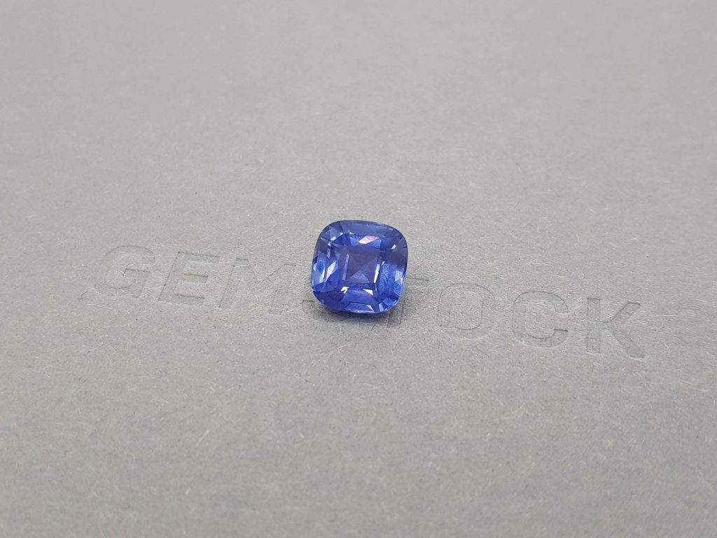 Unheated cushion cut blue sapphire 3.57 ct, Sri Lanka Image №3