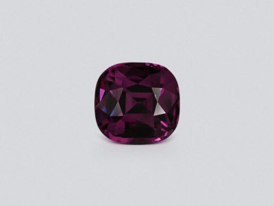 Purple spinel cushion cut 1.76 carats, Tanzania photo