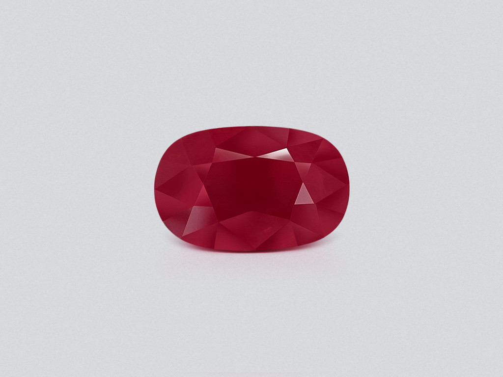 Ruby Pigeon Blood cushion cut 7.75 carats, Burma Image №1