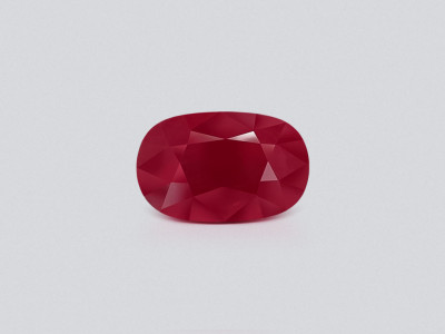 Ruby Pigeon Blood cushion cut 7.75 carats, Burma photo