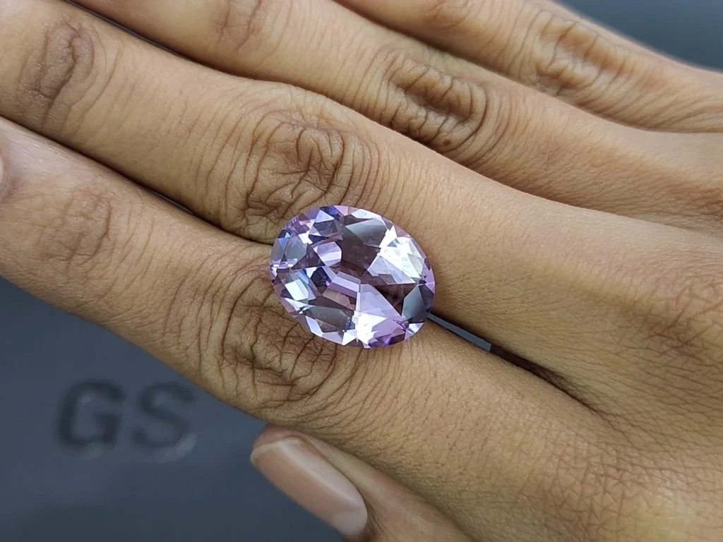 Amethyst high precision oval cut 11.49 carats, Brazil Image №2