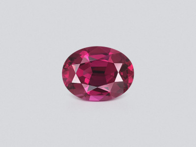 Purple garnet rhodolite oval cut 4.73 carats, Tanzania photo