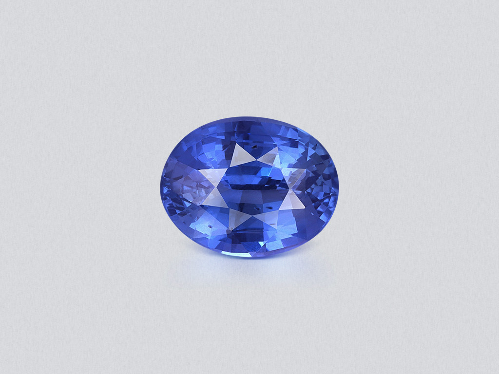 Unheated blue sapphire oval cut 2.55 carats, Sri Lanka Image №1