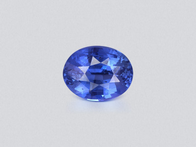 Unheated blue sapphire oval cut 2.55 carats, Sri Lanka photo