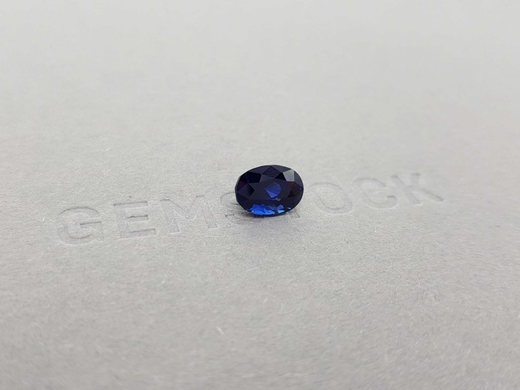 Blue sapphire, oval cut, 2.62 ct, Madagascar Image №3