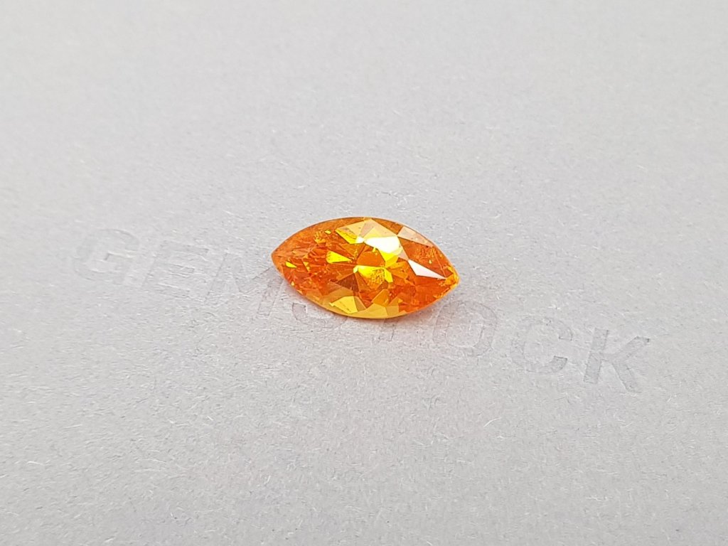 Vibrant orange Fanta spessartine in marquise cut 7.16 ct, Africa Image №4
