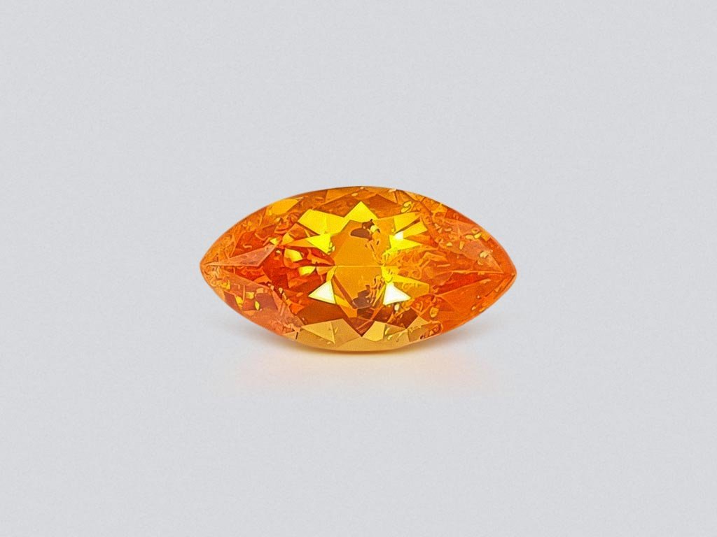 Vibrant orange Fanta spessartine in marquise cut 7.16 ct, Africa Image №1