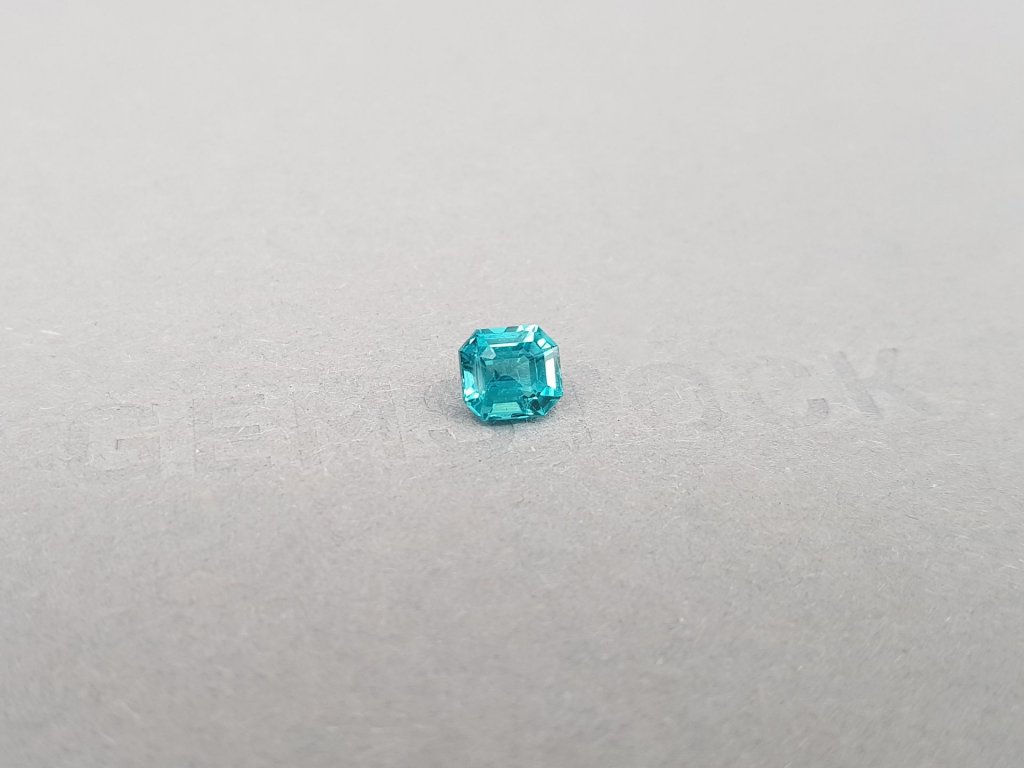 Tourmaline indicolite octagon cut 0.97 ct, Afghanistan Image №2