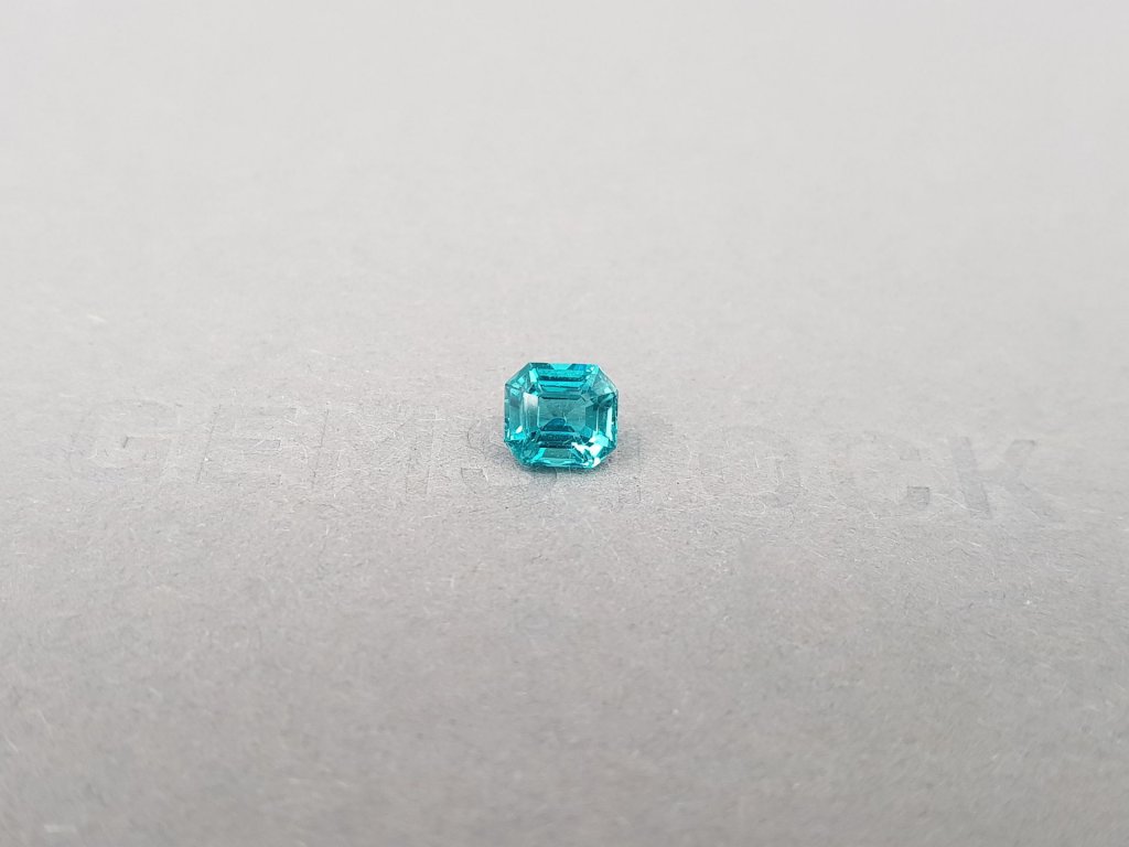 Tourmaline indicolite octagon cut 0.97 ct, Afghanistan Image №3