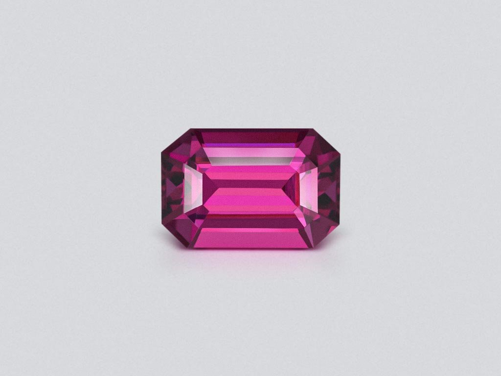 Intense purple umbalite garnet in octagon cut 4.63 carats Image №1