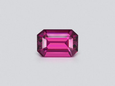Intense purple umbalite garnet in octagon cut 4.63 carats photo