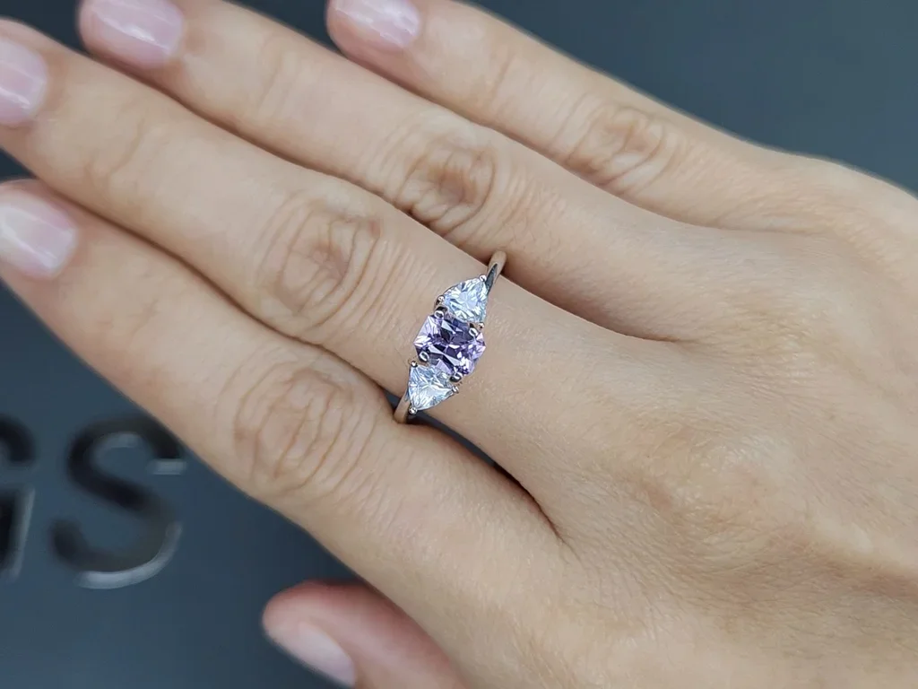 Unheated radiant-cut purple sapphire 0.83 carats, Madagascar Image №5