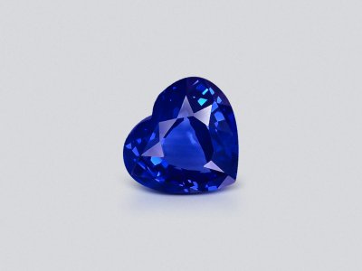 Sapphire Royal Blue heart cut  2.04 carats, Sri Lanka  photo