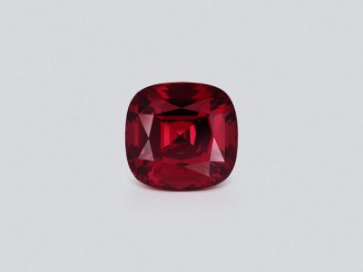 Large Malaya garnet cushion cut 5.58 carats, Tanzania photo