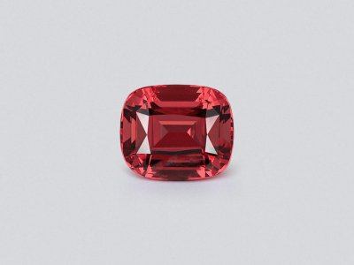 Spinel Mahenge Vibrant red pink cushion cut 2.34 carats, Tanzania   photo