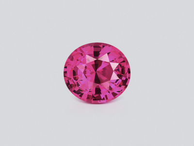 Spinel Mahenge Vivid Pink oval cut 2.60 carats, Tanzania   photo