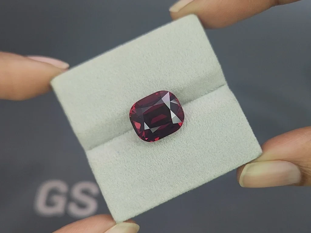 Large garnet cushion cut 10.76 carats, Tanzania Image №4