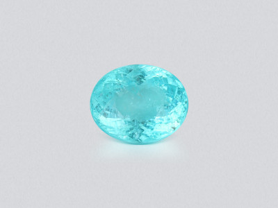 Neon blue Paraiba tourmaline oval cut 8.67 carats, Mozambique photo