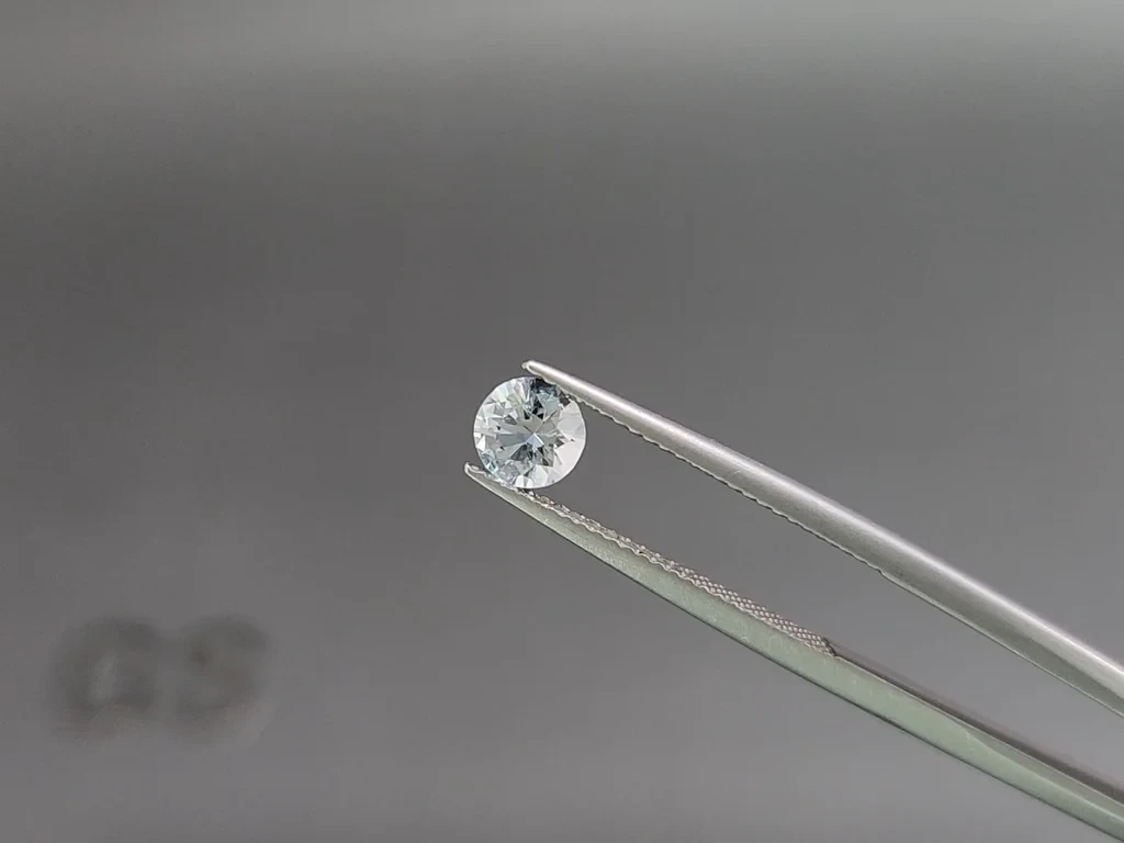 Aquamarine  cut round 0.48 carats, Madagascar  Image №3