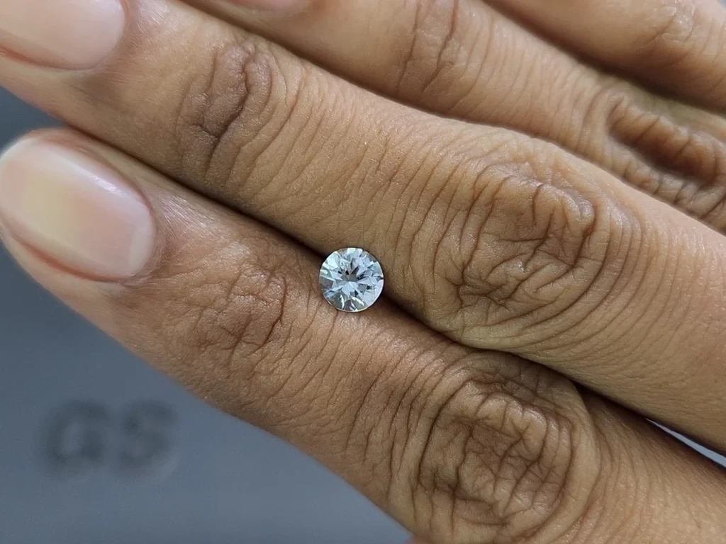 Aquamarine  cut round 0.48 carats, Madagascar  Image №2