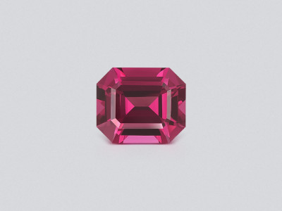 Purple garnet rhodolite octagon cut 2.41 carats, Tanzania photo