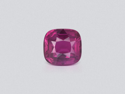 Unheated ruby cushion cut 1.56 carats, Mozambique photo