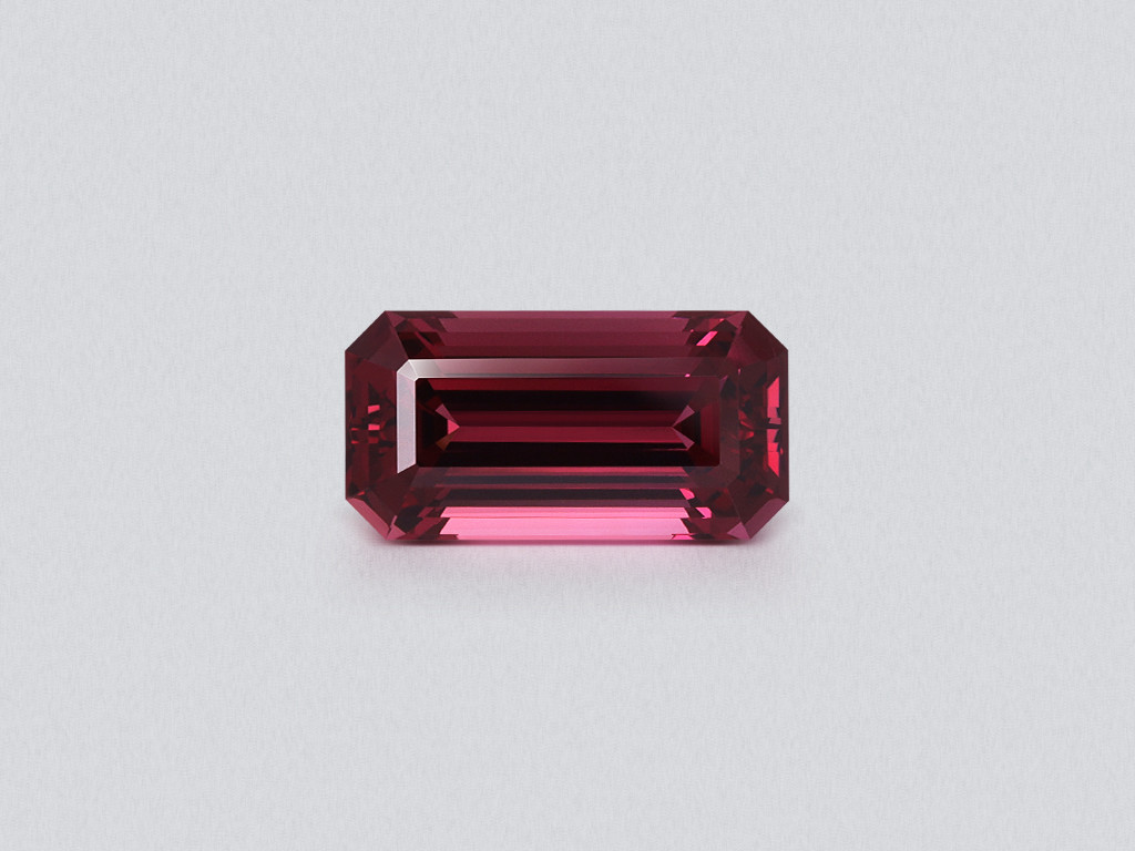Garnet rhodolite octagon cut 4.41 carats, Madagascar Image №1