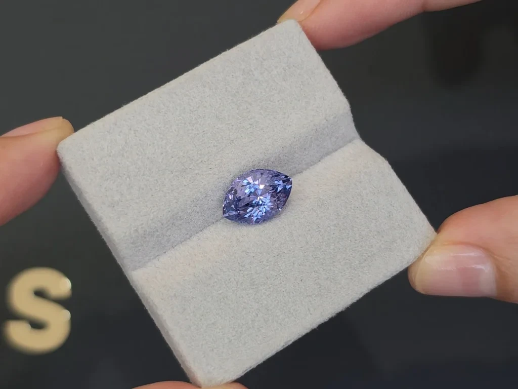 Cobalt spinel  with Vibrant proportions marquise cut 3.11 carats, Vietnam Image №4