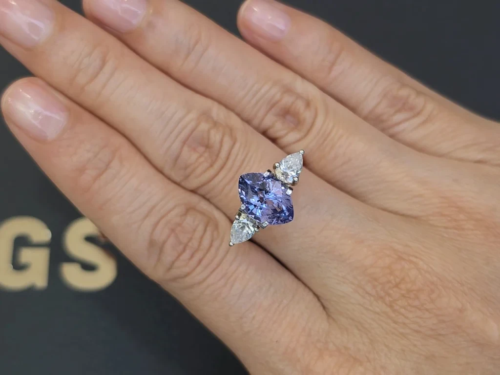 Cobalt spinel  with Vibrant proportions marquise cut 3.11 carats, Vietnam Image №5